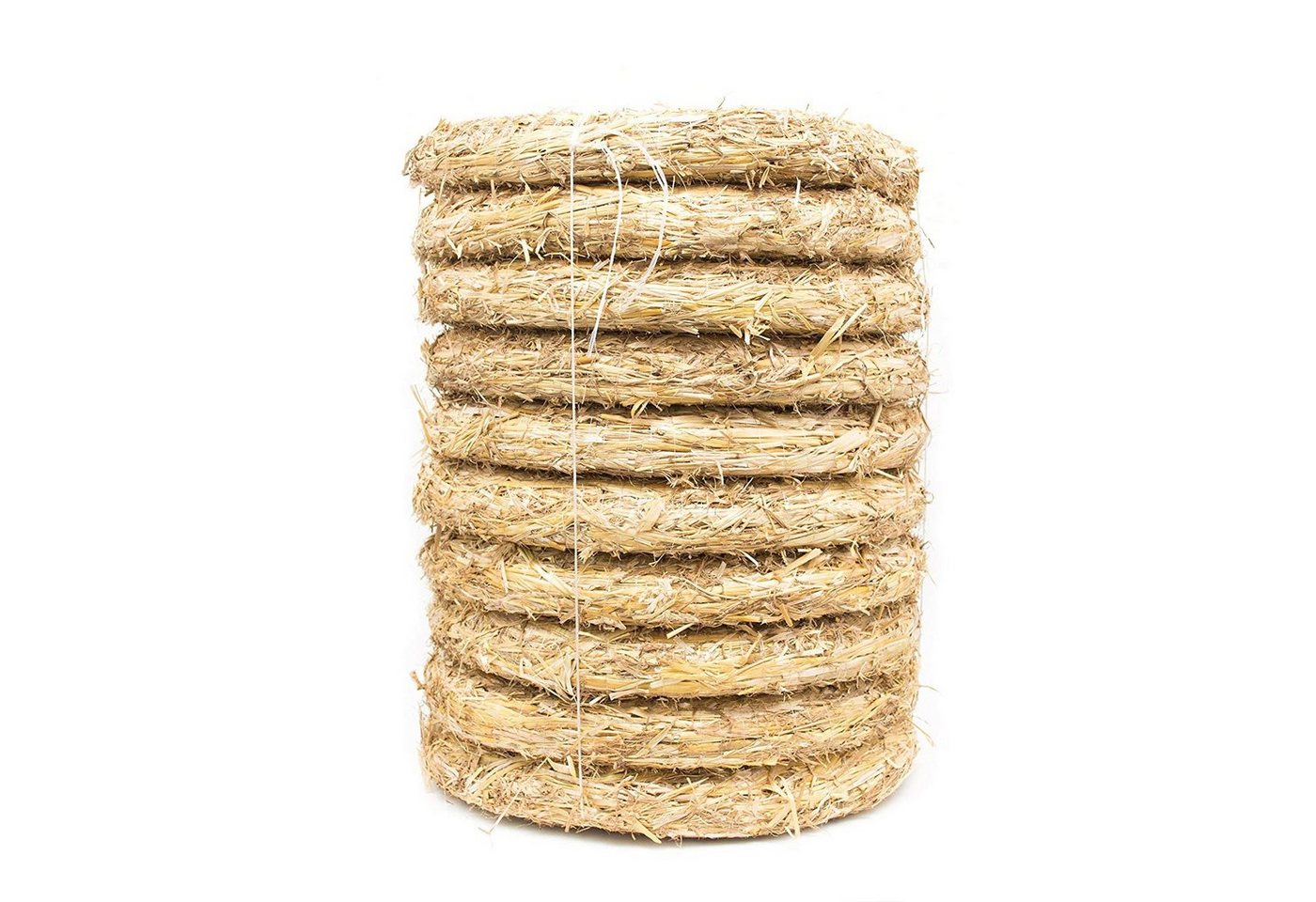 DekoPrinz® Bastelkranz Natur Strohkranz / Strohrömer Rohling, Ø25 cm, 4 cm Stärke Bild 3