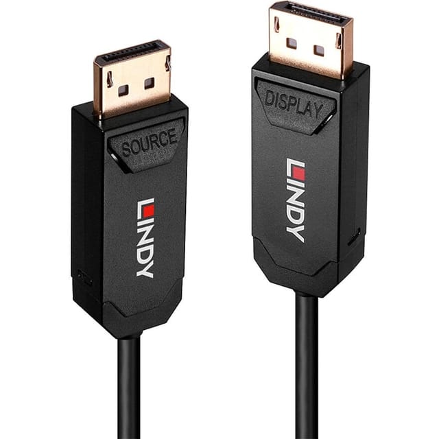 Lindy Fibre Optic Hybrid DisplayPort 2.0 Cable - 50m