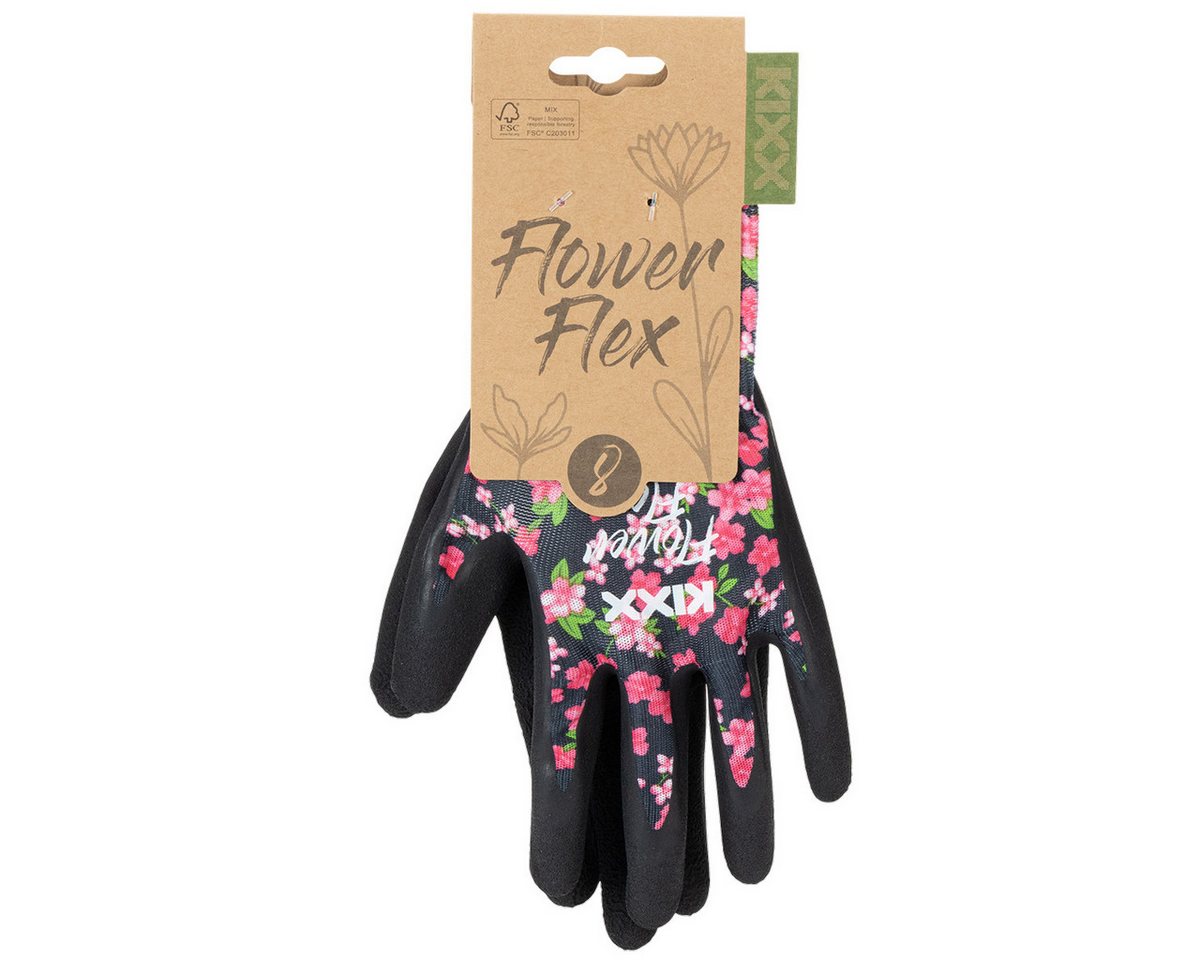 Chrysal Bastelband Gartenhandschuhe mit floralem Motiv für sicheres Arbeiten