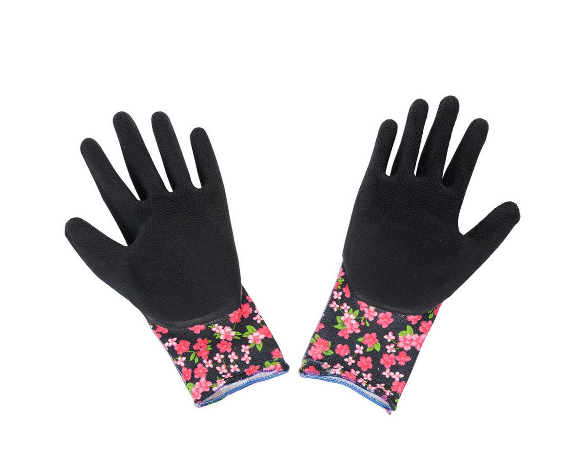 Chrysal Bastelband Gartenhandschuhe mit floralem Motiv für sicheres Arbeiten Bild 3