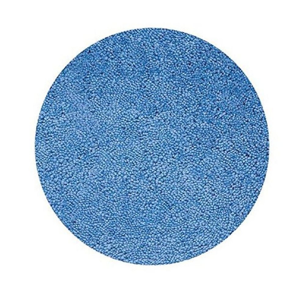 spirella Badematte Spirella Badteppich Badematte Duschvorleger Mikrofaser Hochflor, Höhe 40 mm, Badteppich Hochflor, für Fußbodenheizung geeignet, rund Bild 2