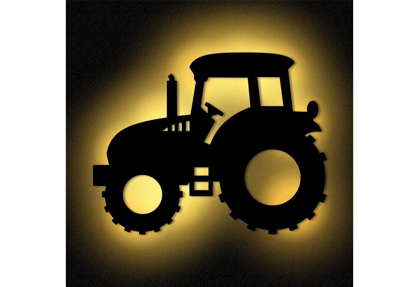 Namofactur LED Nachtlicht Wandlampe Kinderzimmer Kinder Nachtlicht Traktor I MDF Holz, LED fest integriert, Warmweiß Bild 5