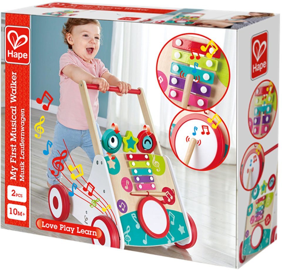 Hape Lauflernwagen Musik, aus Holz Bild 4