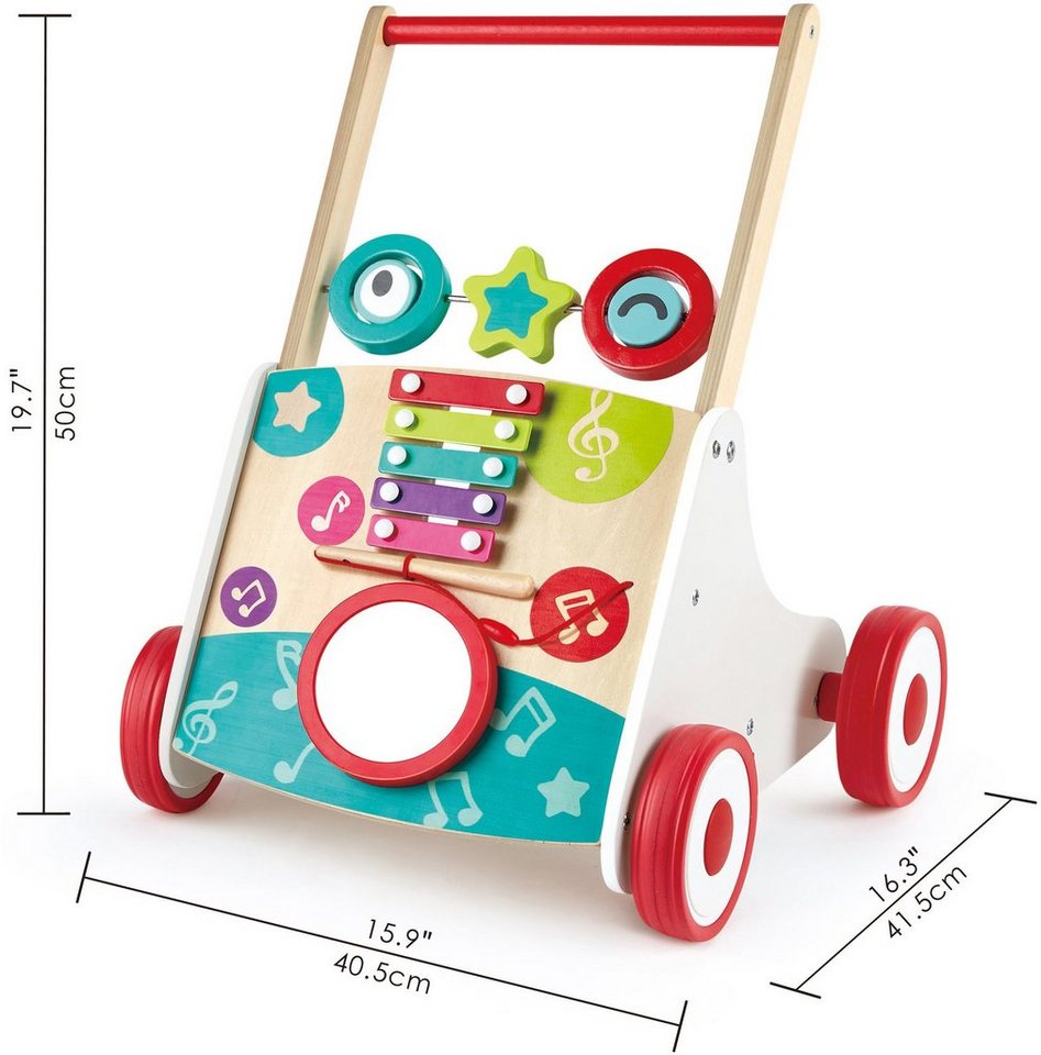 Hape Lauflernwagen Musik, aus Holz Bild 5