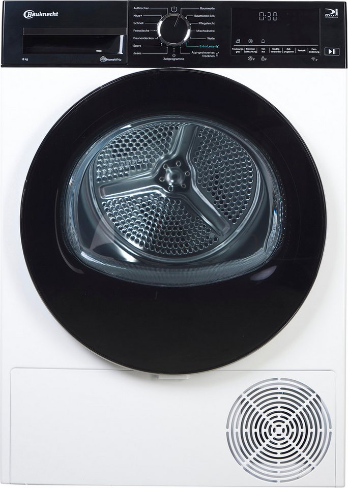 BAUKNECHT Wärmepumpentrockner BTSW 86B WB, Silent Spin – Leise und schonende Trocknung für optimale Wäschepflege Bild 3