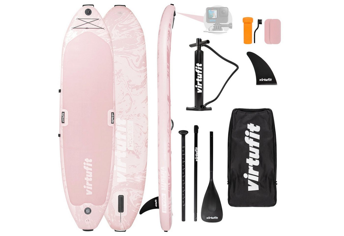 VirtuFit Inflatable SUP-Board VirtuFit Yoga SUP Board 335 Altrosa Bild 4
