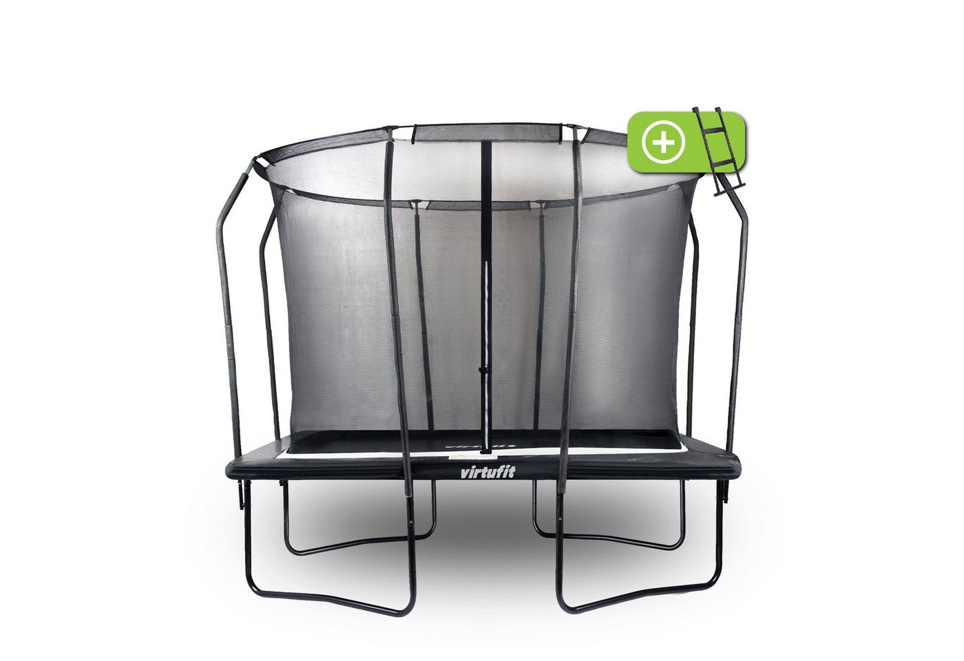 VirtuFit Gartentrampolin VirtuFit Premium Rechteck-Trampolin mit Sicherheitsnetz - 183 x 274 cm Bild 2