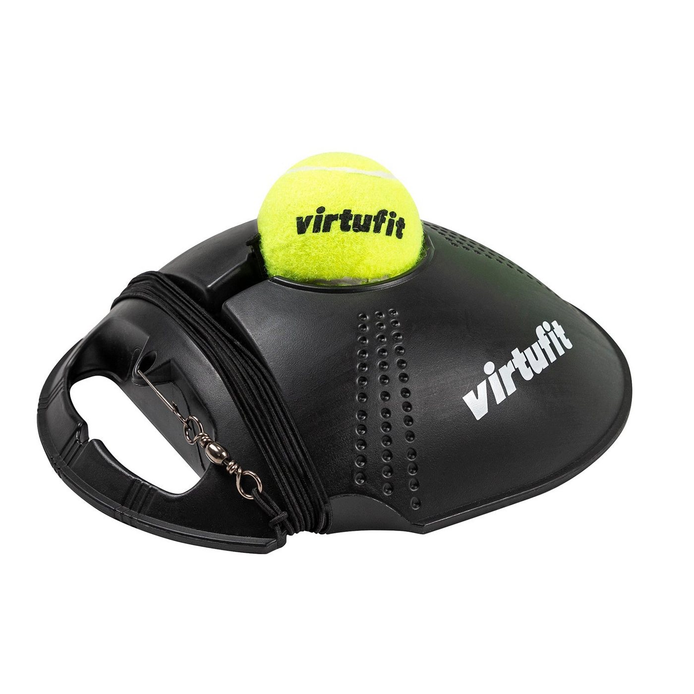 VirtuFit Tennisschläger VirtuFit Tennistrainer mit 3 Bällen und 370 cm elastischem Koord Bild 3