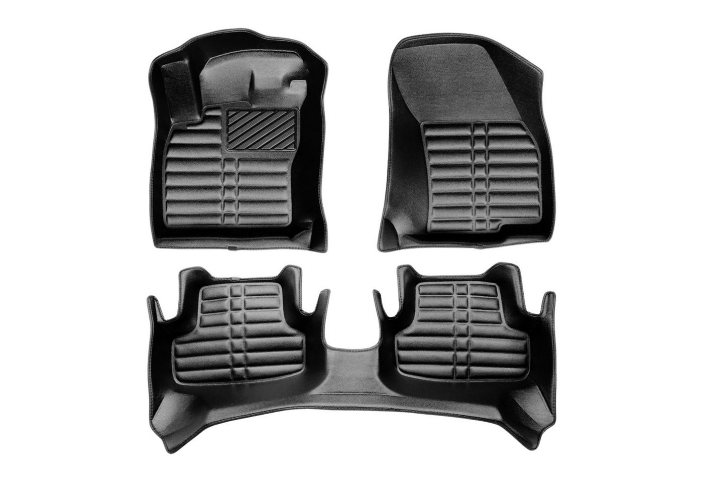 fussmattenprofi.com Auto-Fußmatte 5D Premium Auto Fussmatten für VW T-Roc (1.Gen) 2017-2025 (1 St), für Volkswagen Volkswagen T-Roc Bild 2