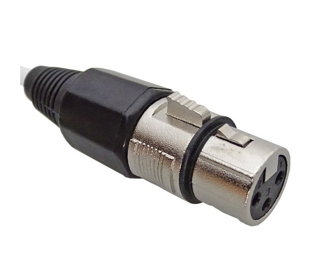 keepdrum keepdrum MC003XJ 10m Mikrofonkabel Blau Klinke-XLR Audio-Kabel, (1000 cm), Klinke-XLR-Kabel Blau 10 m Bild 3