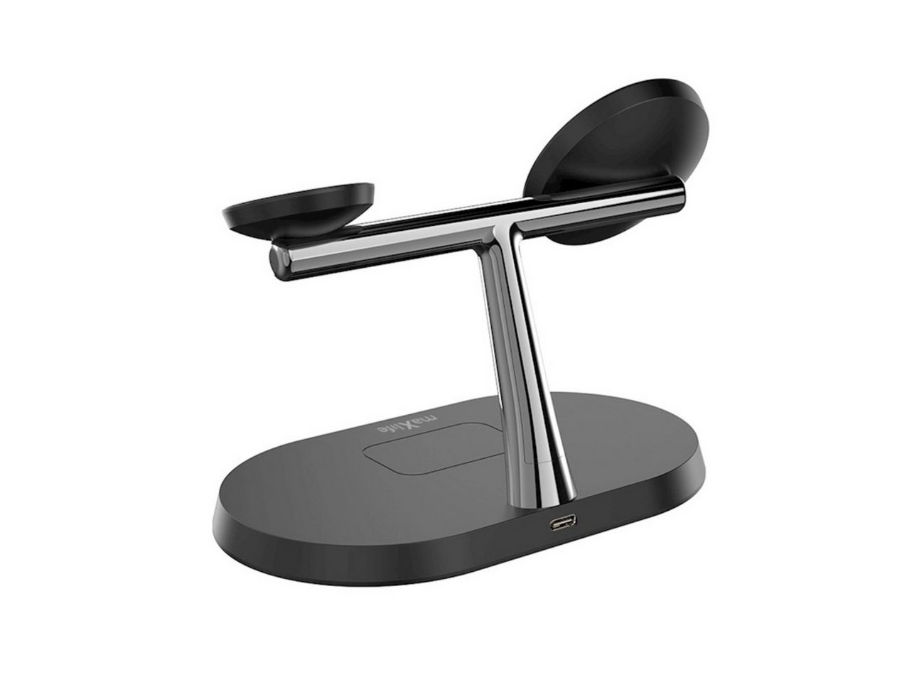 MaXlife MXWC-03 Wireless Charger (2000 mA, Einzelgerät, Einzelgerät, 3-in-1 MagSafe-Ladegerät kompatibel mit iPhone, AirPods & Apple Watch) Bild 3