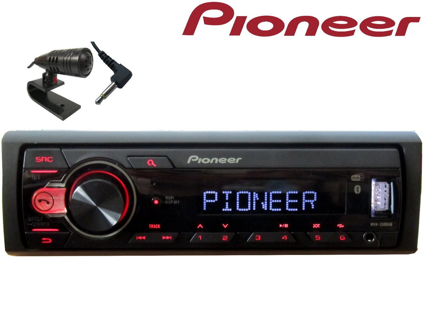 DSX PIONEER DAB+ Bluetooth USB für BMW Mini R50 R52 R53 + DAB Antenne Autoradio (Digitalradio (DAB), 50,00 W) Bild 3