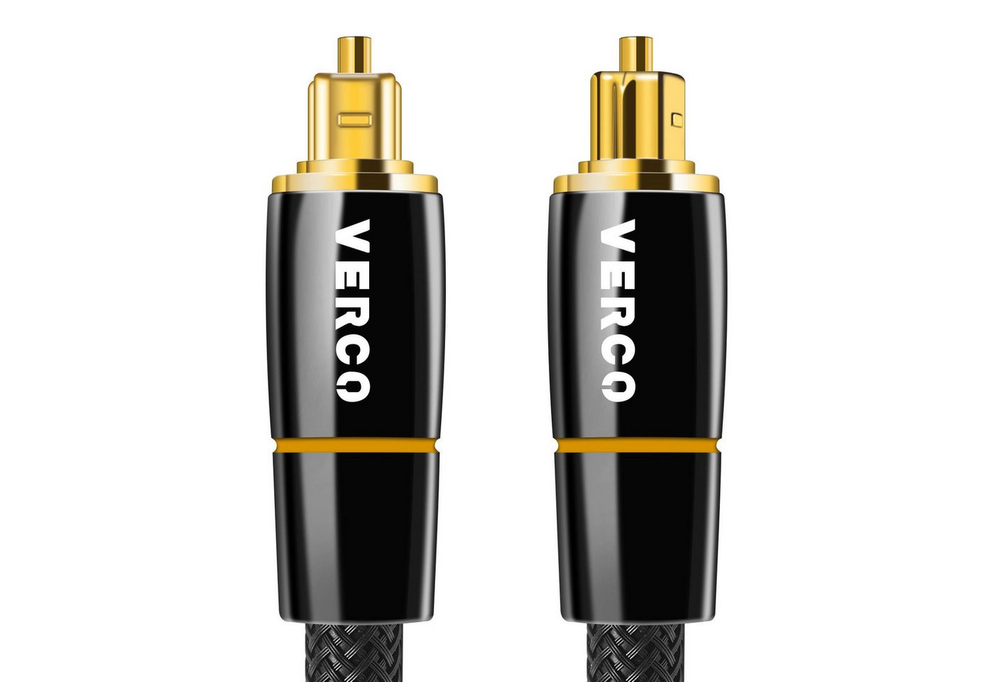 VERCO Digital Audio HiFi Kabel SPDIF LWL Optisches-Kabel, Toslink, (300 cm), F05 Standard Stecker Dolby TrueHD Dolby Digital 7.1 DTS kompatibel Bild 2