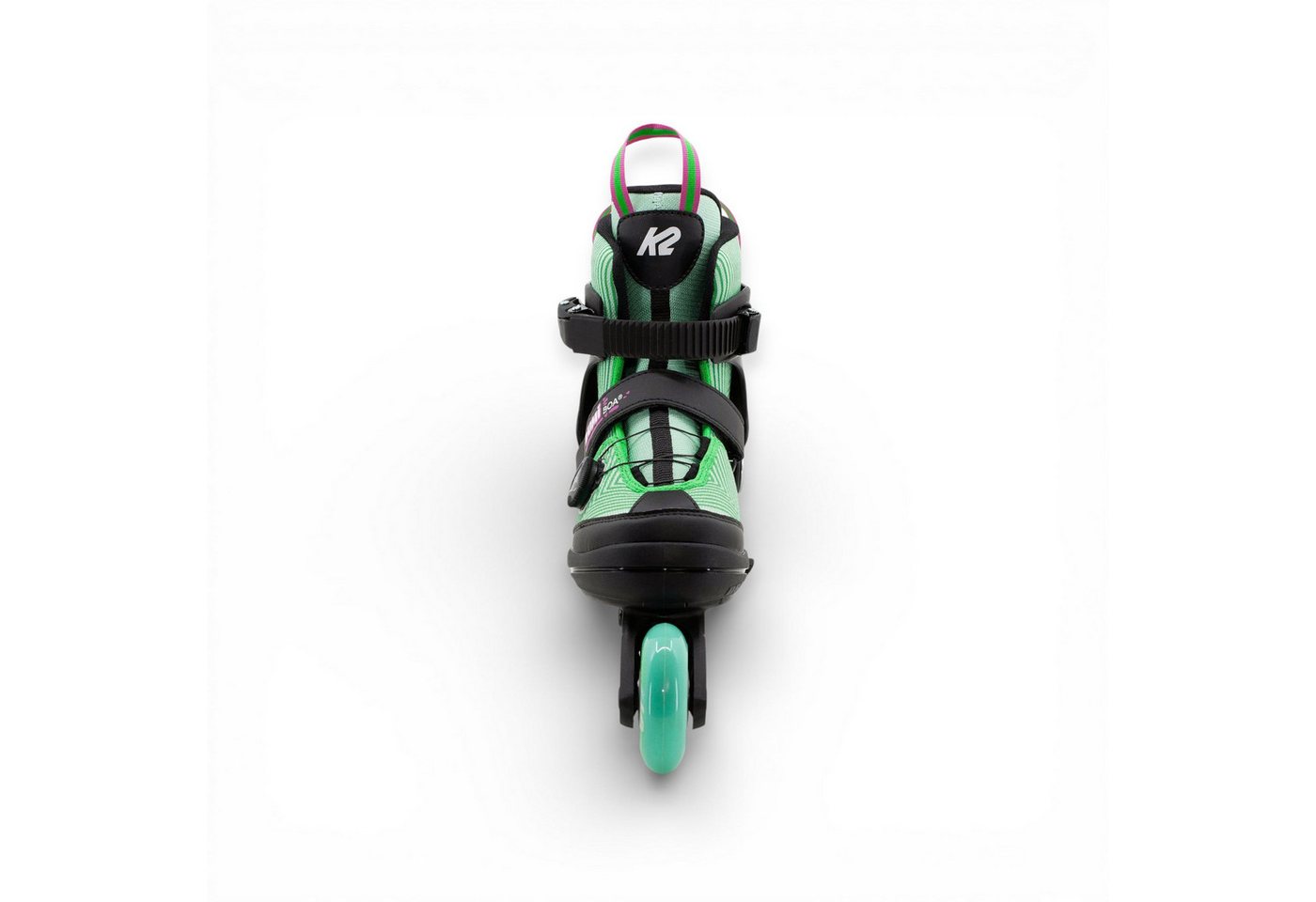 K2 Inlineskates Lumi Boa® (Rollen: 70mm/80A, Kugellager: ABEC: 3) grün/schwarz Kinder