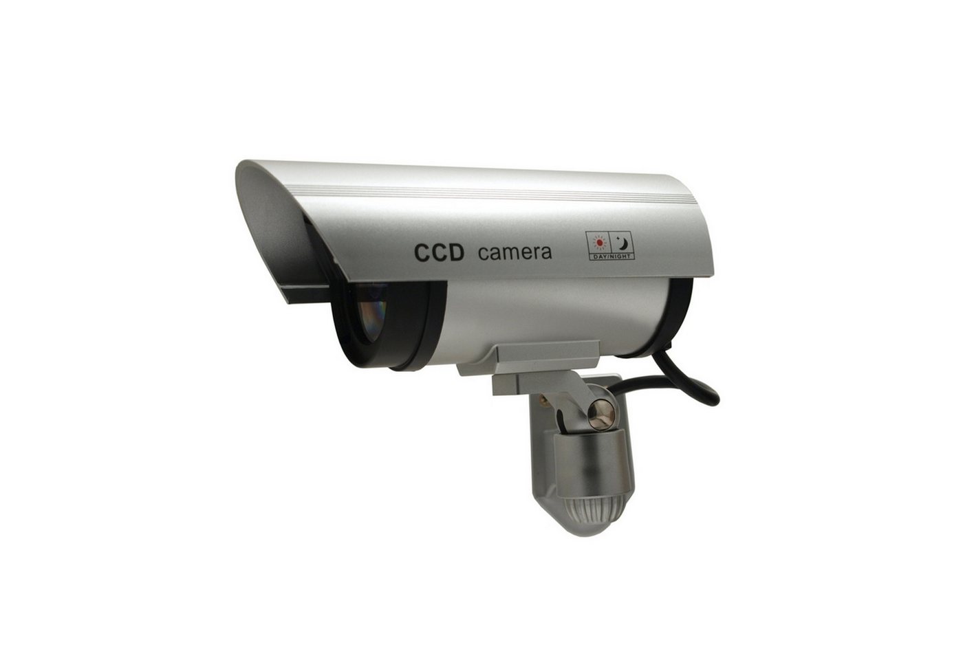 Maclean Überwachungskamera Attrappe IR1100 S (2-tlg., Kameraattrappe mit blinkender LED)