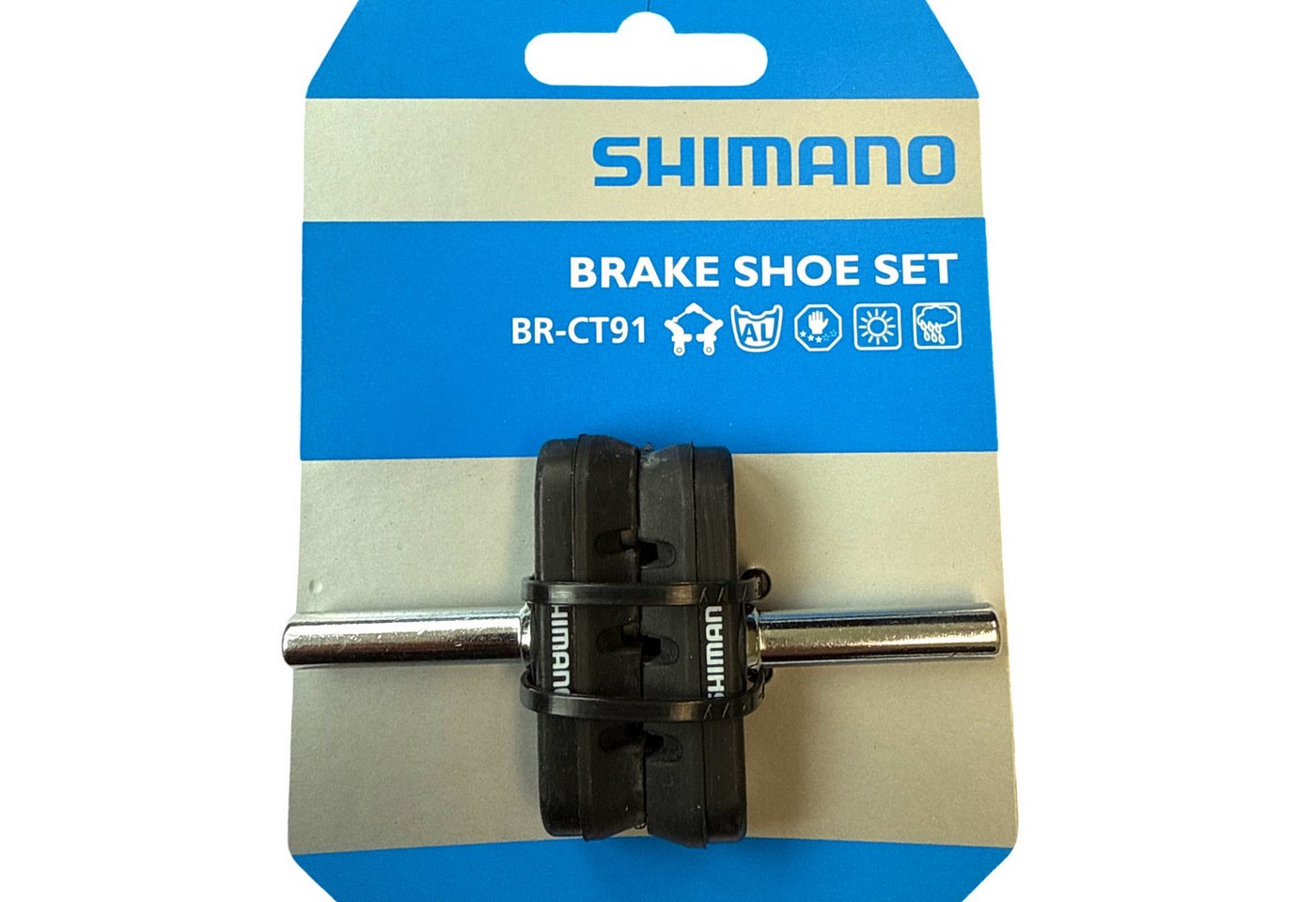 Shimano Felgenbremse Shimano Bremsschuh für BR-CT91 Fahrrad Retro Cantilever Bremsbeläge Bild 4