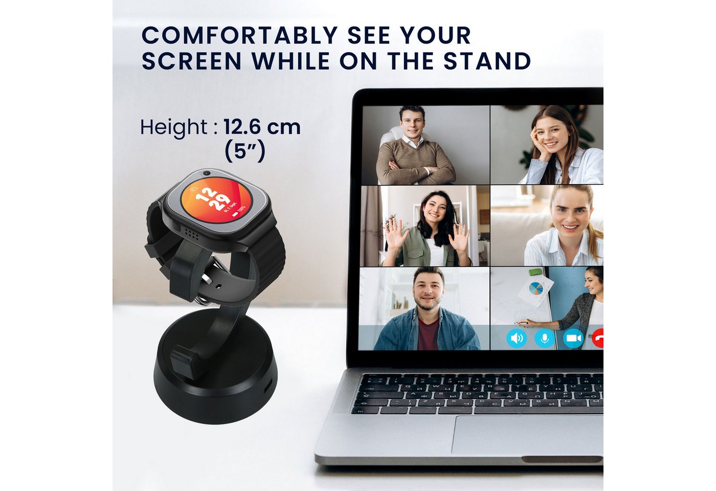 kwmobile USB Ladegerät für Xplora X6 Play / X6 Pro - USB Kabel Smartwatch-Ladekabel, (13.00 cm), Smart Watch Ladestation - Ladekabel mit Standfunktion