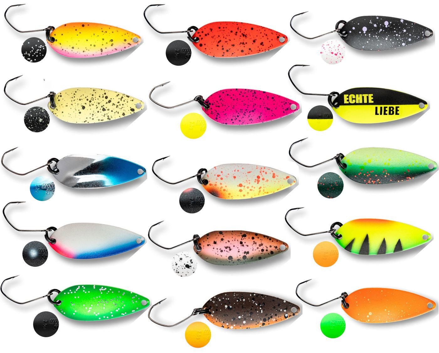 Monkey Lures by Big L Kunstköder Monkey Lures Monkey Spoon El Patron 2,5g - Forellenspoon Bild 2