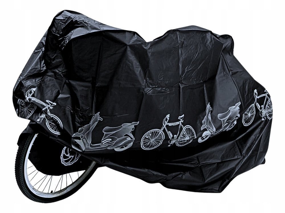 VERK GROUP Fahrradschutzhülle Fahrradgarage Abdeckplane 200×105 cm Roller Moped Schutzhaube, Zusammenfaltbar, Für Fahrräder und Roller Bild 3
