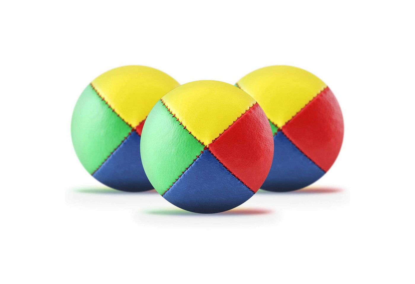 Diabolo Freizeitsport Jonglierball Set - Jonglierbälle & Jongliertücher - Jonglierset (Zirkus Lernspiel mit 3 Wurfbällen, 6 Tüchern und Anleitung, 9-St., Jonglage Starter Set mit Tüchern und Tricks ab 5 Jahren), Diabolo Juggling Bundle mit Anleitung für Anfänger Bild 3
