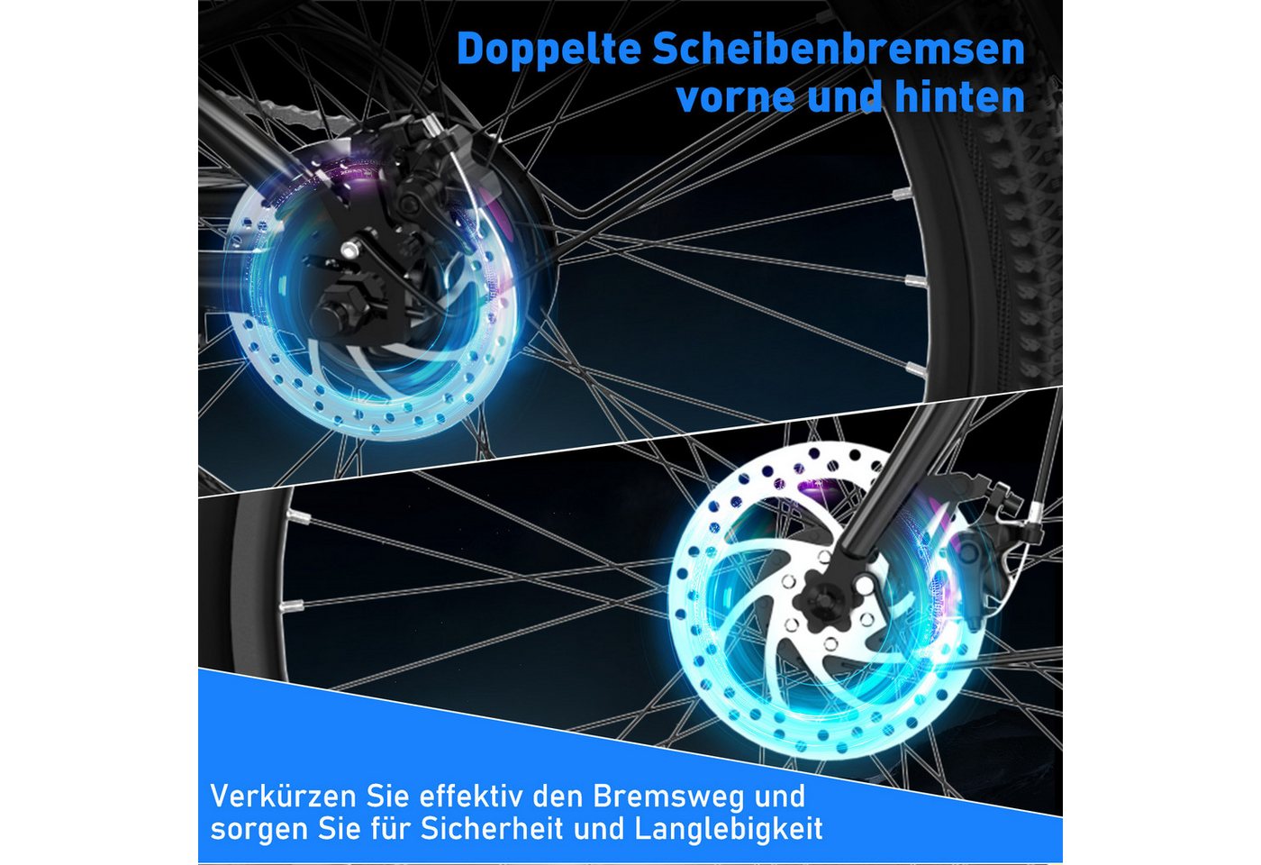 COLORWAY E-Bike Cityrad 27,5 Zoll Citybike bis zu 100 km Reichweite, Tiefeinsteiger, 1 Gang, Kettenschaltung, Heckmotor, 432 Wh Bild 4