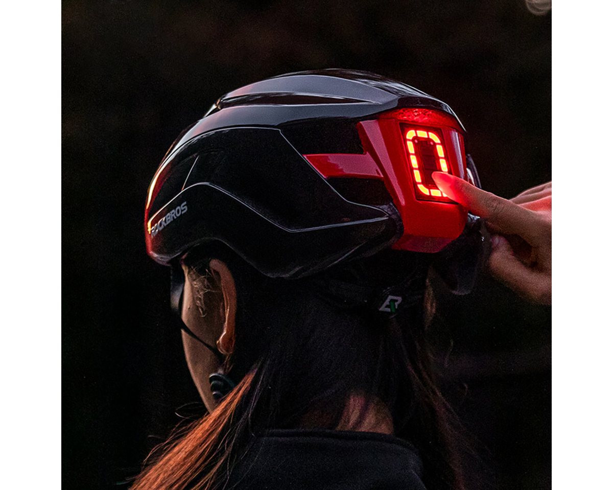 ROCKBROS Fahrradhelm ZK-077, Helm mit integrierter Rundum LED Beleuchtung Bild 4