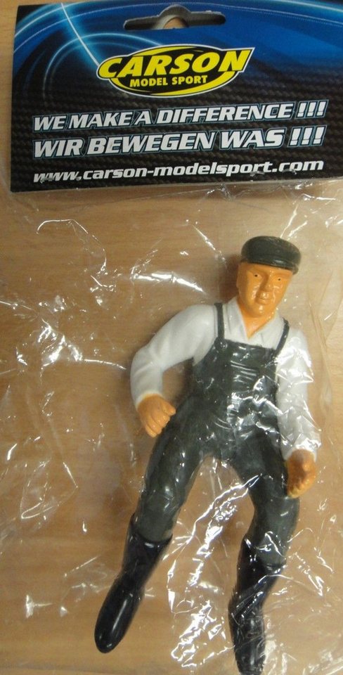 CARSON Carson 1:14 Modellbau Figur LKW Line Fahrerfigur Robert RC-Ladegerät