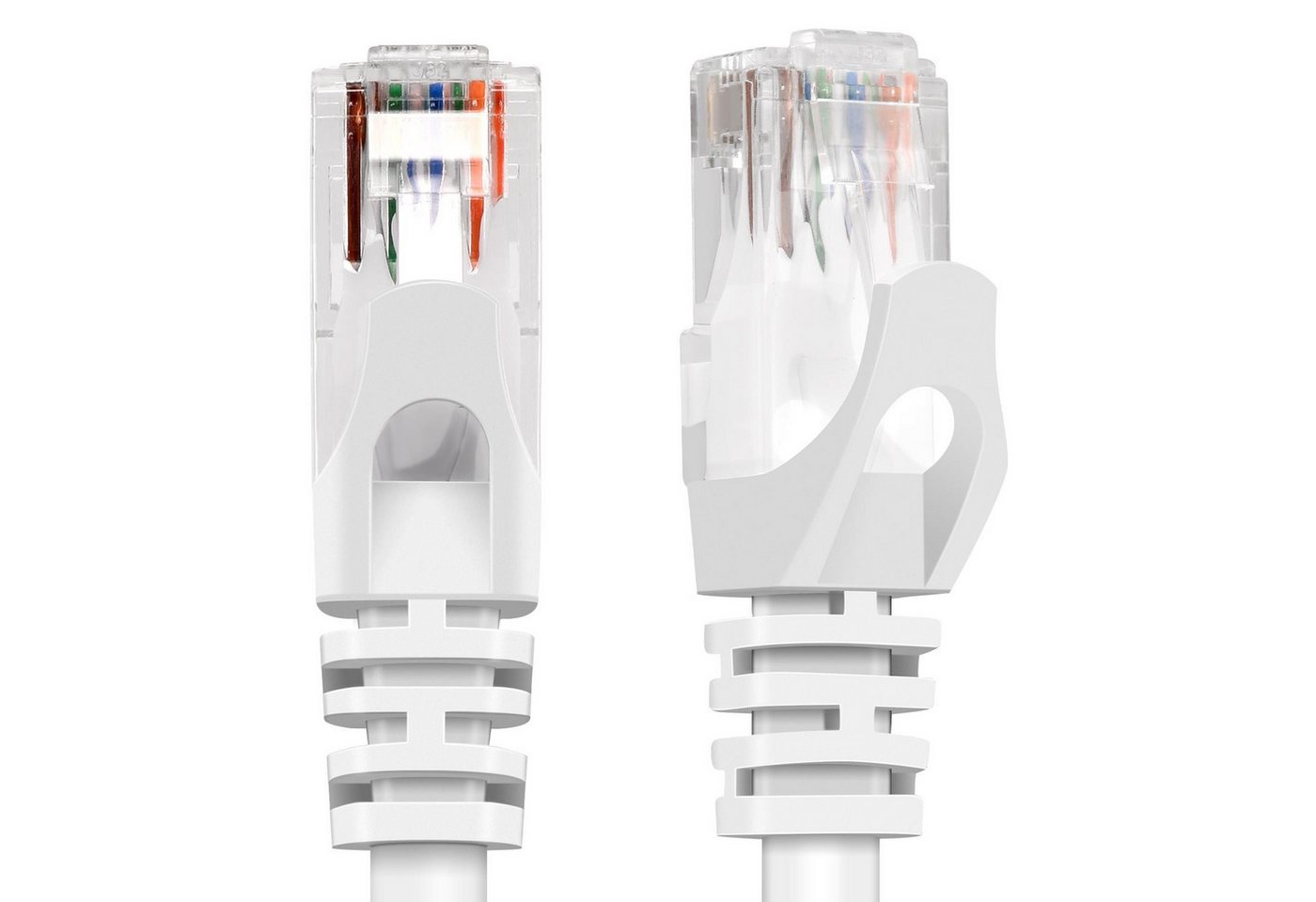 VERCO Cat 6 Netzwerkkabel rundes LAN-Kabel, RJ-45 (Ethernet), (2000 cm), 10 / 100 / 1000 Mbits Geschwindigkeit bis 1 Gbits UTP Patchkabel Bild 5