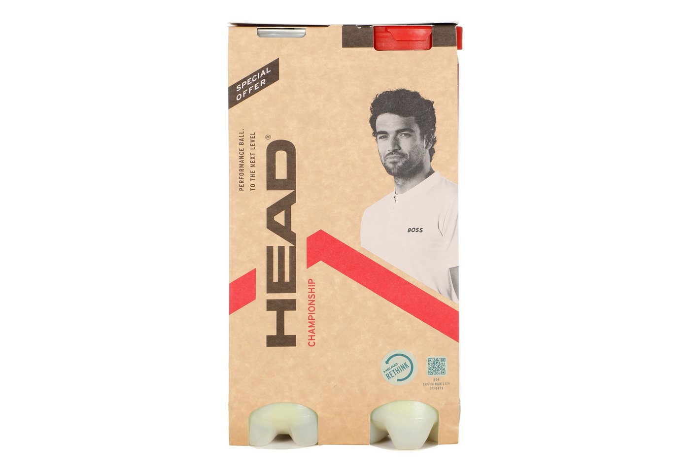 Head Tennisball Championship Bi Pack - 8 Tennisbälle - Innendruckball - (2x 4er Dose)