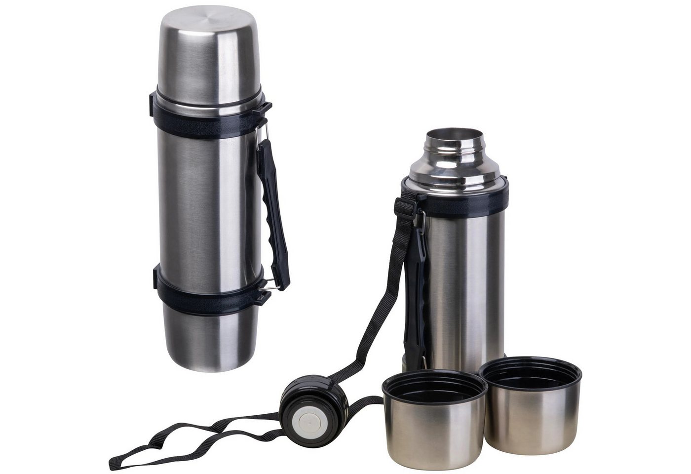 Macma Trinkflasche Vakuum Trinkflasche / aus Edelstahl / mit 2 Bechern und Tragegurt / 10 Bild 3