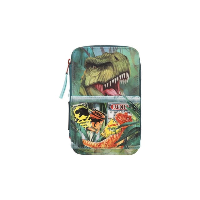 Depesche Dino World Triple Pencil Case DANGER