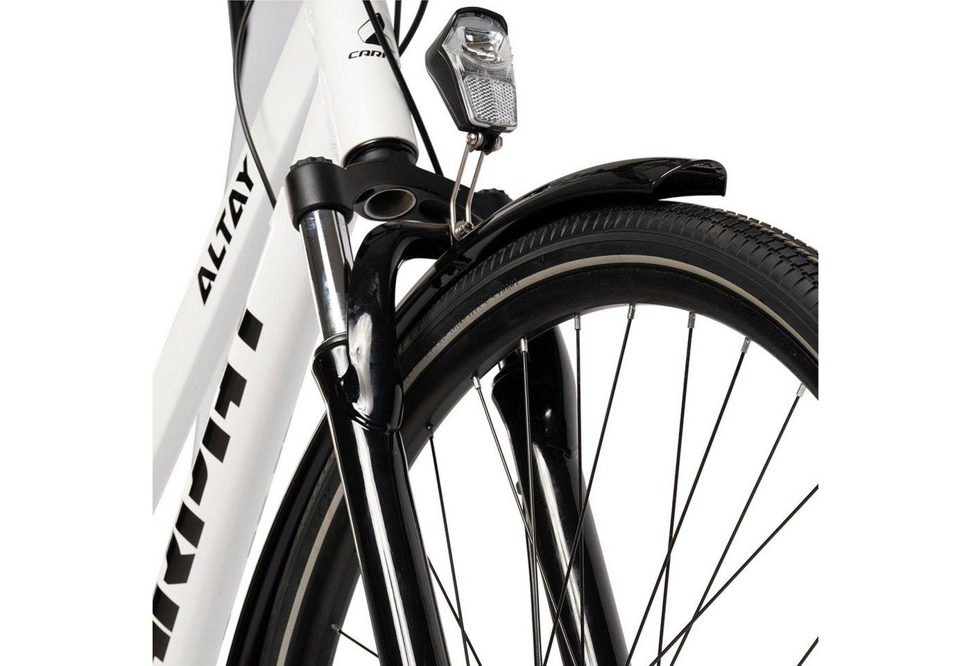 CARPAT SPORT Trekkingrad 28 Zoll Trekking Bike City Fahrrad für Damen Herren, 21 Gang Shimano, Kettenschaltung, (Aluminium Rahmen, Mechanische Scheibenbremse), City Commuter Citybike Fahrrad Bild 4