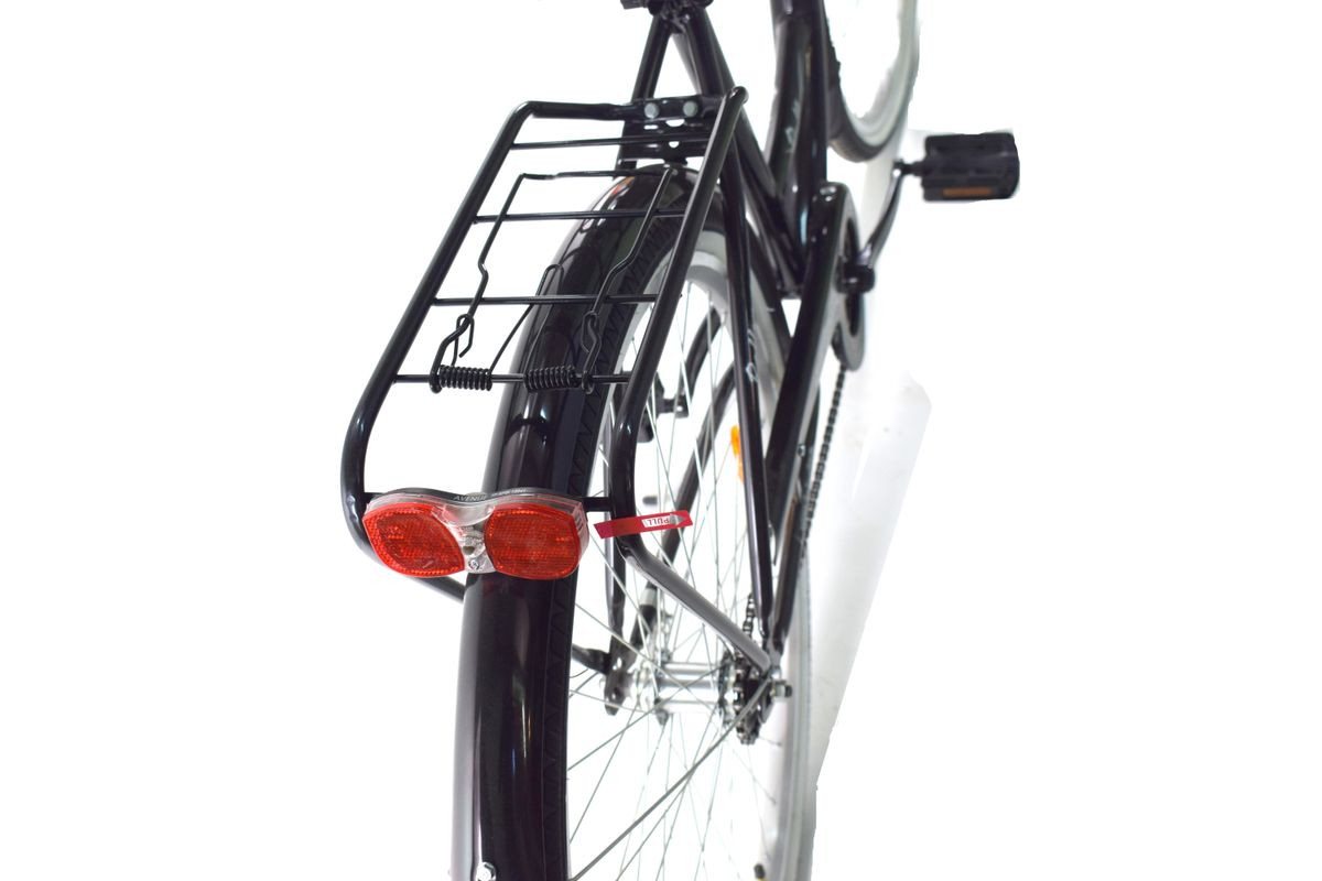 T&Y Trade Cityrad 28 Zoll Damen Mädchen City Fahrrad Bike Rad Cityrad Reflex Schwarz 1 G, 1 Gang, Rücktritt, Gepäckträger, Licht, Seitenständer, Korb Bild 3