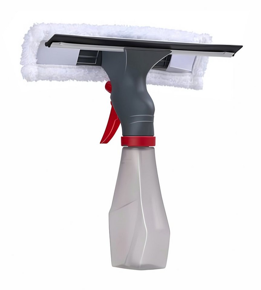 EDCO Fensterreiniger 3in1 FENSTERREINIGER Set Sprühflasche Fensterwischer Fensterputzer 45, Fensterabzieher Fensterwischer Abzieher Putztuch Lippe Bild 2