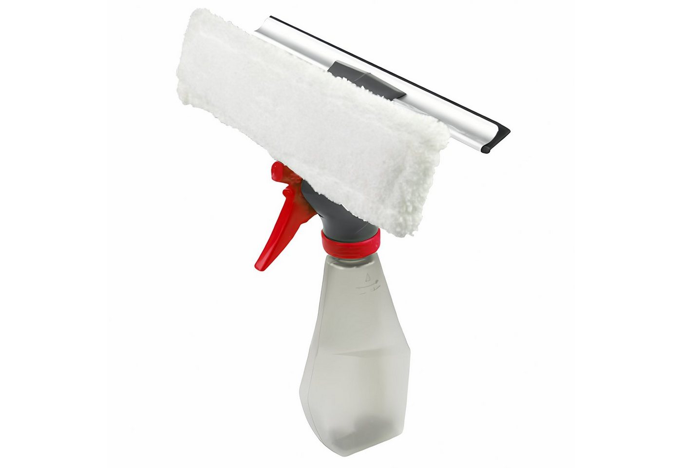 EDCO Fensterreiniger 3in1 FENSTERREINIGER Set Sprühflasche Fensterwischer Fensterputzer 45, Fensterabzieher Fensterwischer Abzieher Putztuch Lippe Bild 3