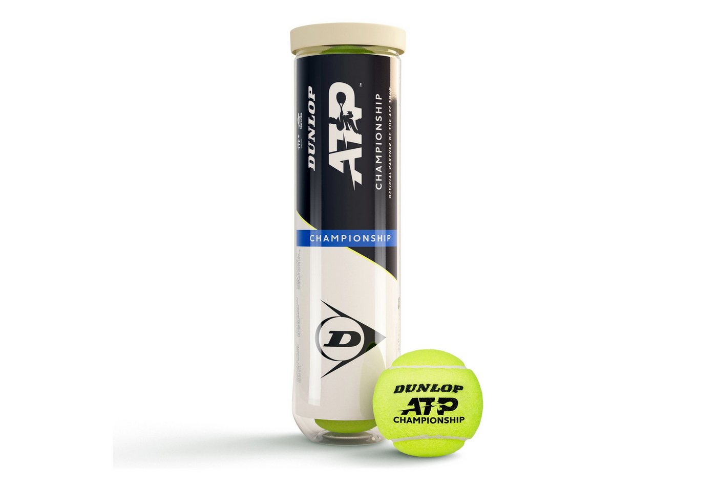 Dunlop Tennisball ATP Championship - 4 Tennisbälle - Innendruckball - (4er Dose) Bild 2