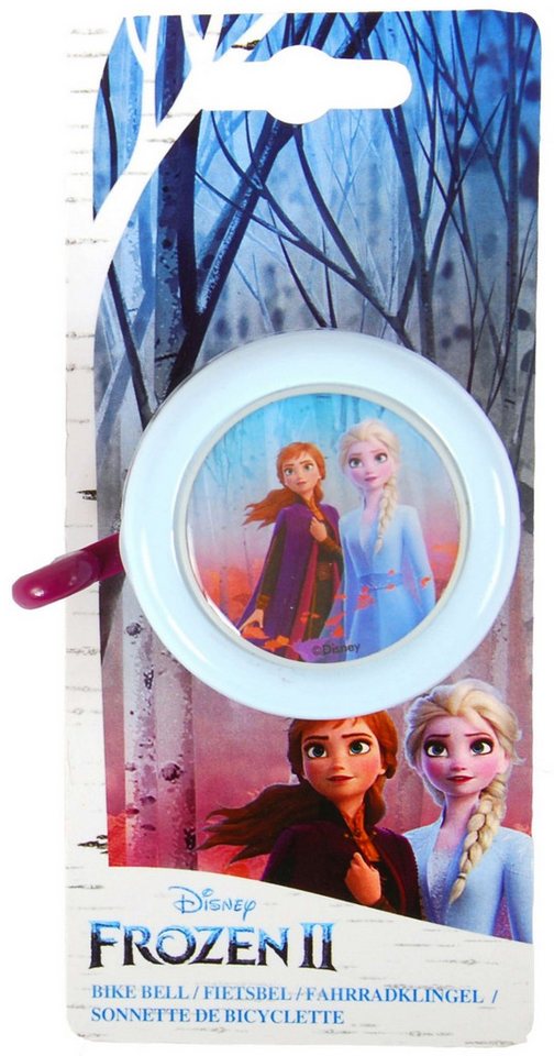 Volare Fahrradklingel Fahrradklingel Disney Frozen die Eiskönigin für Mädchen in Hell Blau