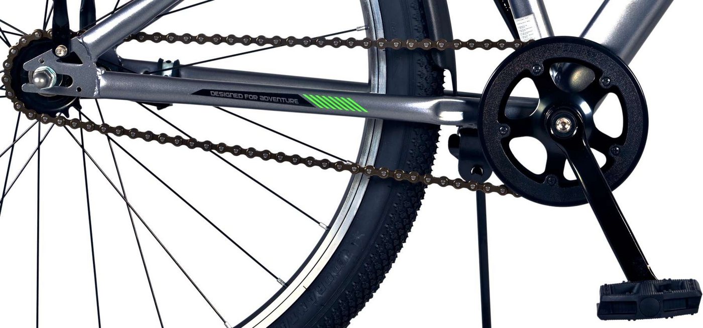 Volare Kinderfahrrad - Cross - Jungen - 26/ 24/20 Zoll- bis 115 kg - Rücktrittbremse, 85% zusammengebaut, 8 - 12 Jahre, Aluminiumfelgen Bild 3