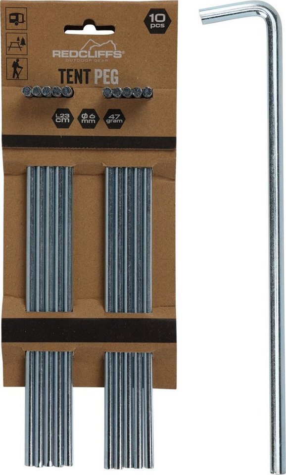 Progarden Zelthering Bodenanker Hering Erdnagel Zeltnagel Erdanker, (Set, 20-St., Packung), 20tlg, Camping, Metall, Zelten, Zubehör Bild 2