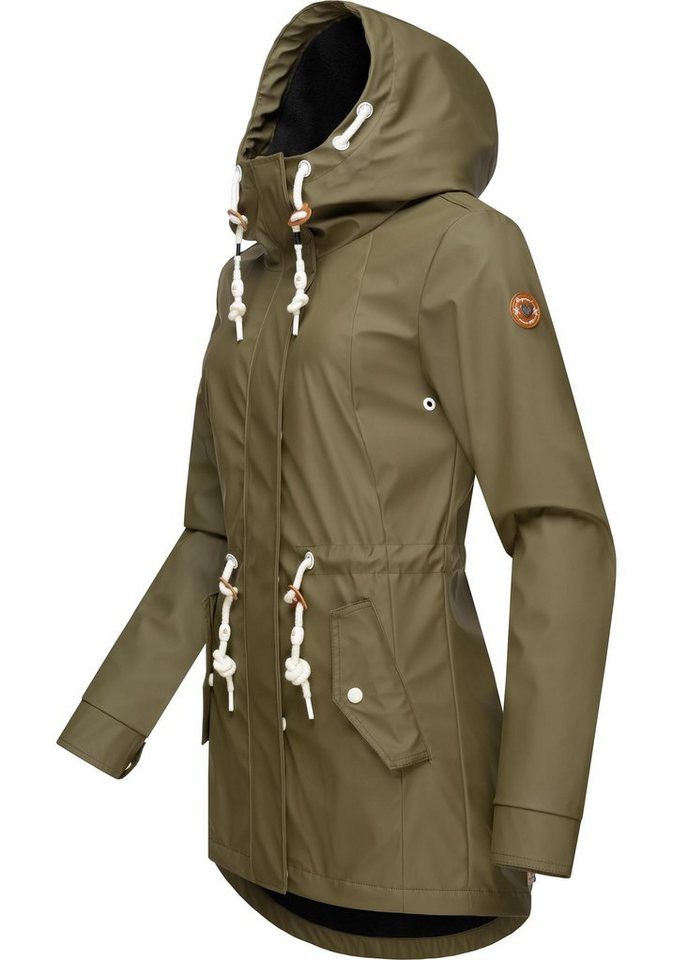 Ragwear Regenmantel Monadis Rainy Intl. modischer Regenparka mit kuschligem Innenfutter Bild 3