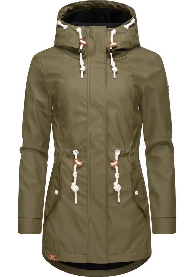 Ragwear Regenmantel Monadis Rainy Intl. modischer Regenparka mit kuschligem Innenfutter Bild 5