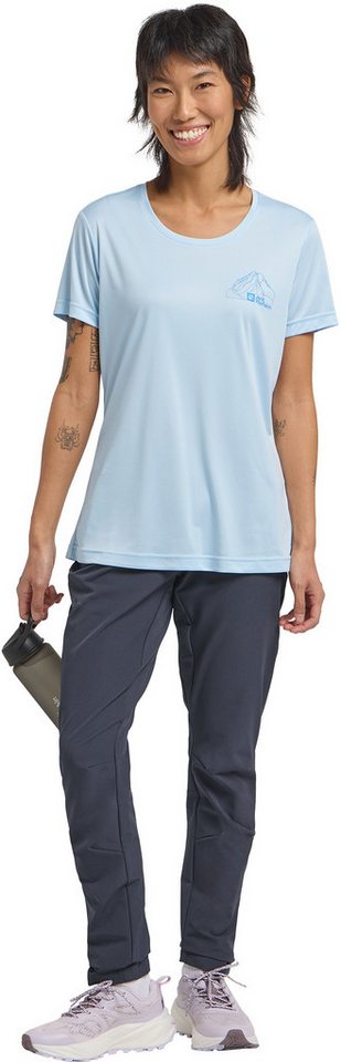 Jack Wolfskin Softshellhose GEIGELSTEIN SLIM PANTS W Softshellhose, wasserabweisend, atmungsaktiv Bild 4