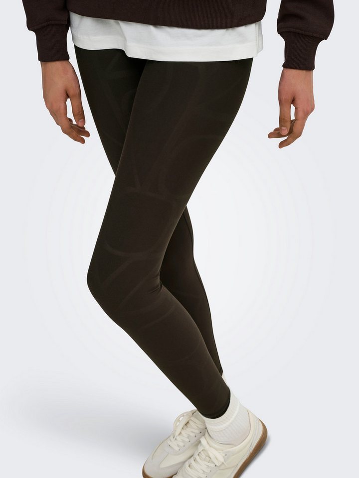 ONLY Play Funktionstights ONPFONT-2 LOGO HW PCK TIGHTS NOOS mit reflektierenden Details