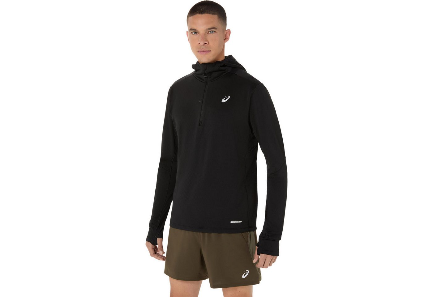 Asics Laufshirt ROAD WINTER LS HOODIE ACTIBREEZE™ Technologie, Wärmend, Atmungsaktiv Bild 3