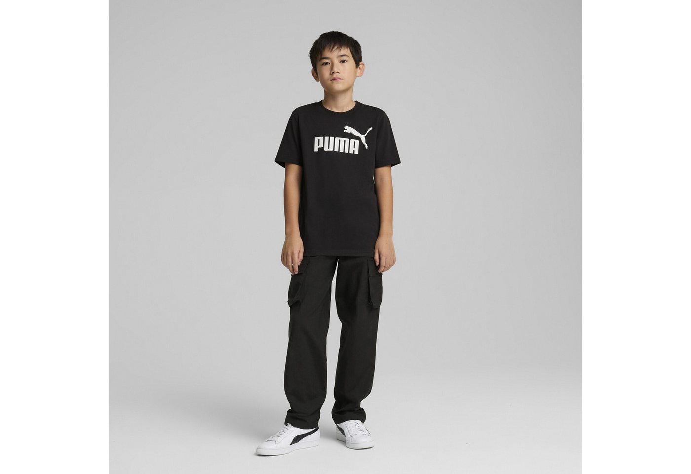 PUMA Sporthose ESS No. 1 Logo Gewebte Cargohose Jungen