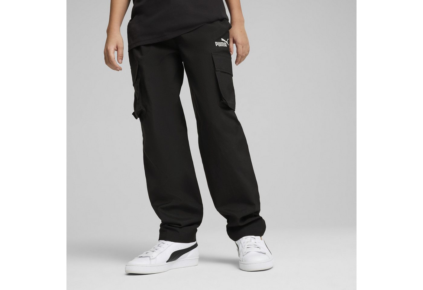 PUMA Sporthose ESS No. 1 Logo Gewebte Cargohose Jungen Bild 3