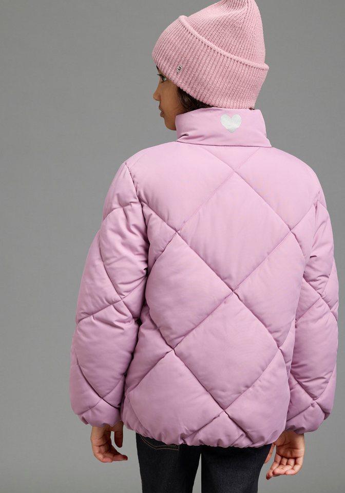 H.I.S Outdoorjacke Winter-Steppjacke mit Herzreflektor von H.I.S Warme Jacke mit modischer Steppung, mit reflektierenden Details Bild 5
