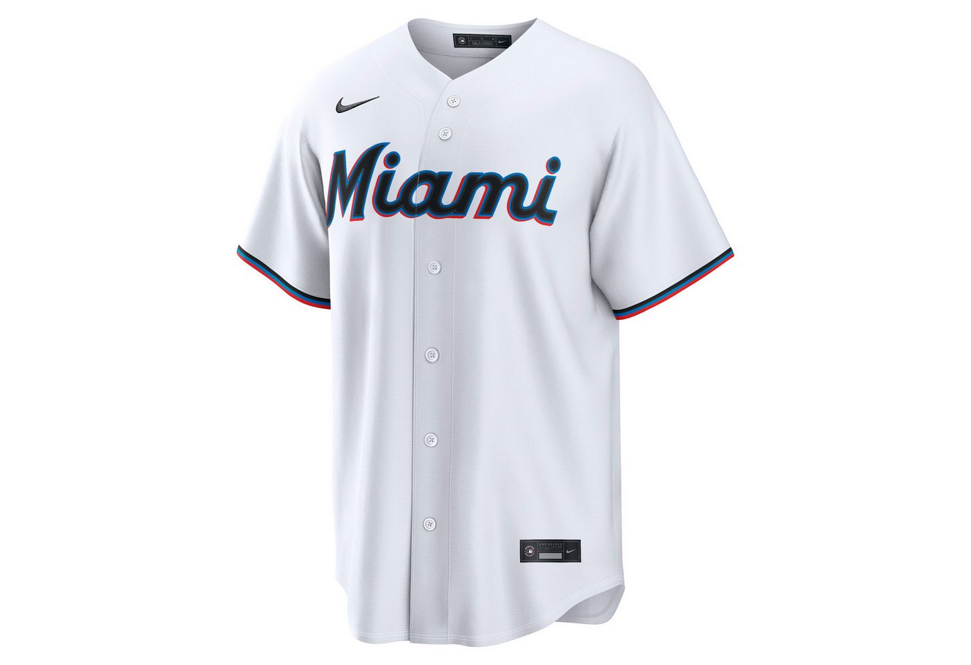 Nike Footballtrikot Nike Trikot Miami Marlins Nike Replica Home Jersey Bild 3