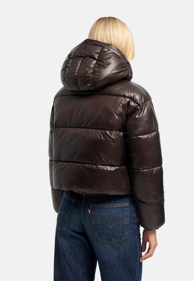 Navahoo Outdoorjacke Polar-Unit 14 Damen Steppjacke mit abnehmbarer Kapuze