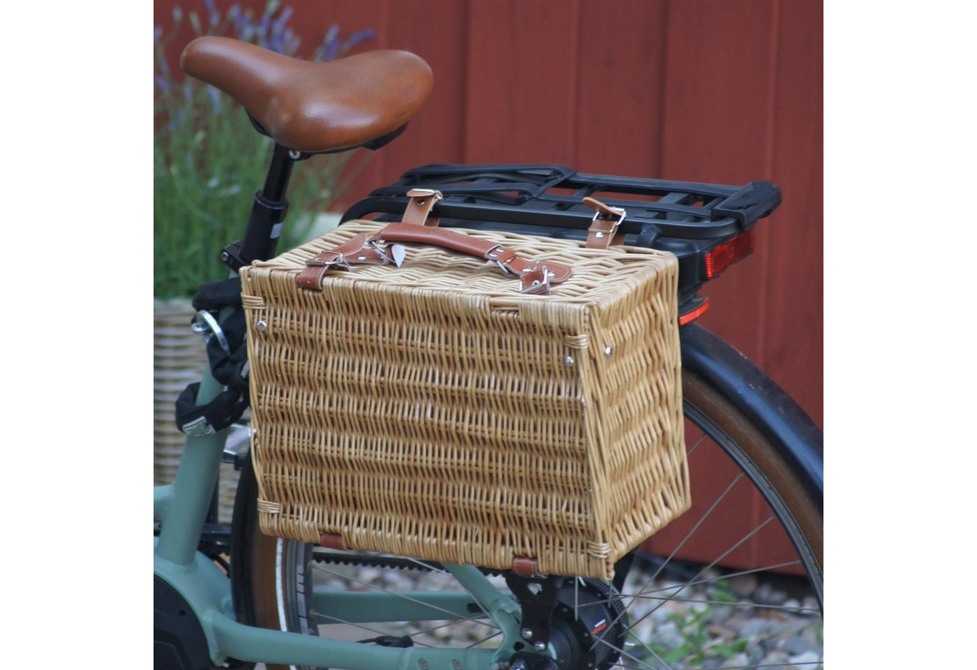 UNUS GARDEN Fahrradkorb Picknickkorb für den Gepäckträger Bild 4